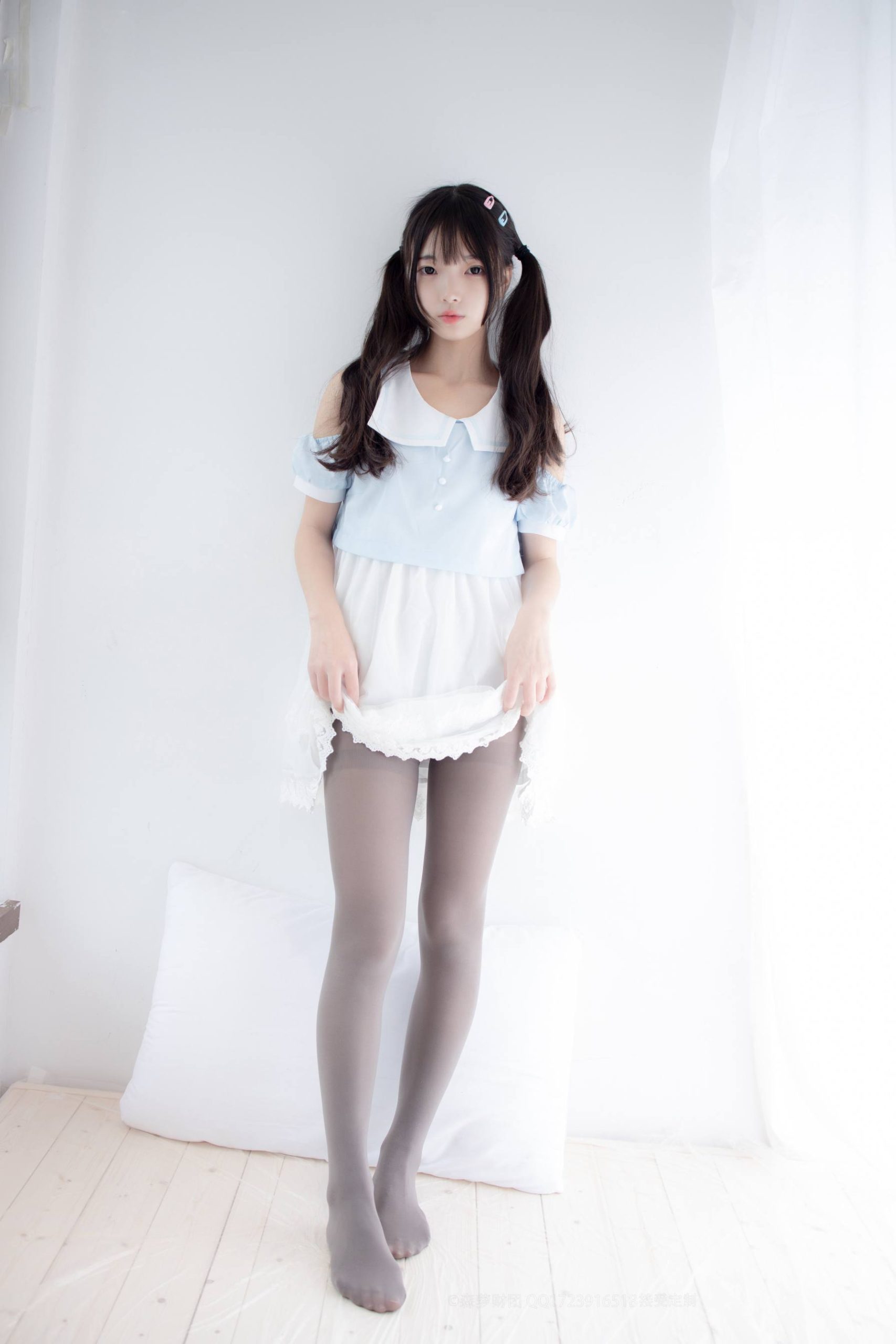 图片[4]-超级甜美的灰丝小姑娘【86P】20005-西哈图库