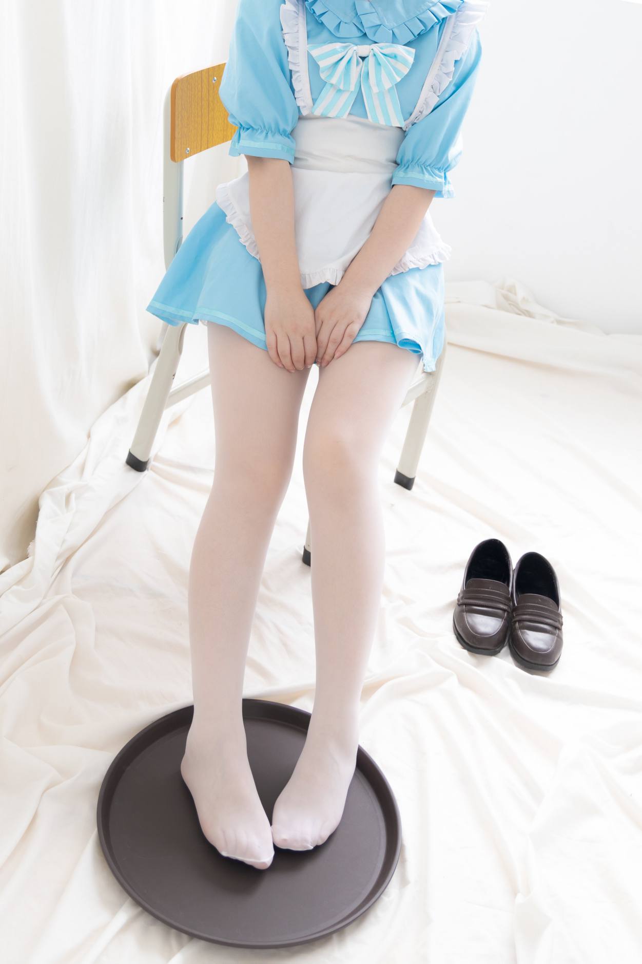 图片[4]-女仆装白丝女孩【43P】20014-西哈图库