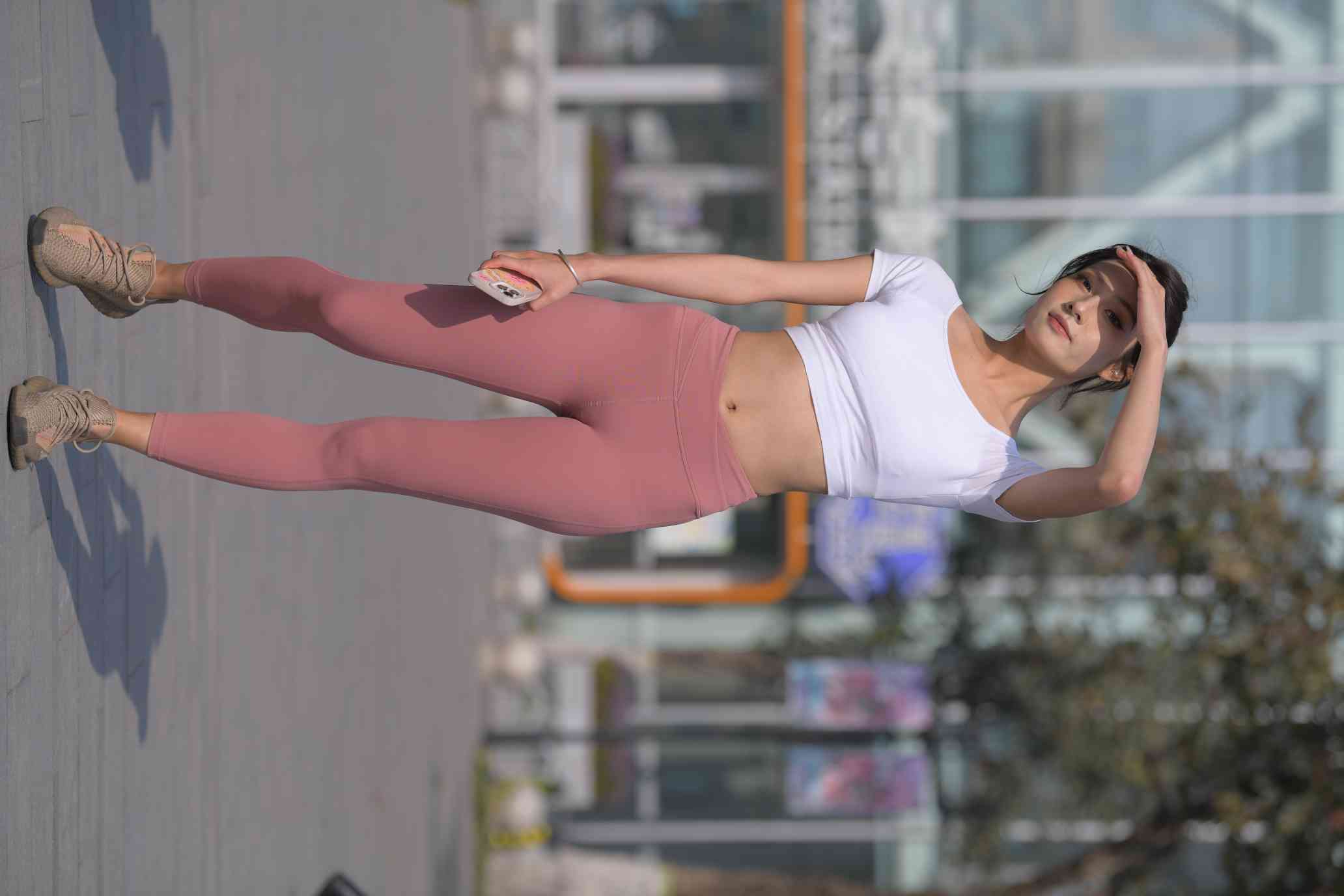 图片[4]-很漂亮的瑜伽裤女孩【419P】04013-西哈图库