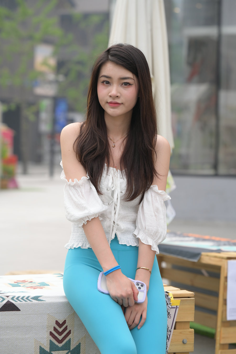 图片[2]-蓝色瑜伽裤漂亮女孩 J3299 769P-12.9GB-西哈图库