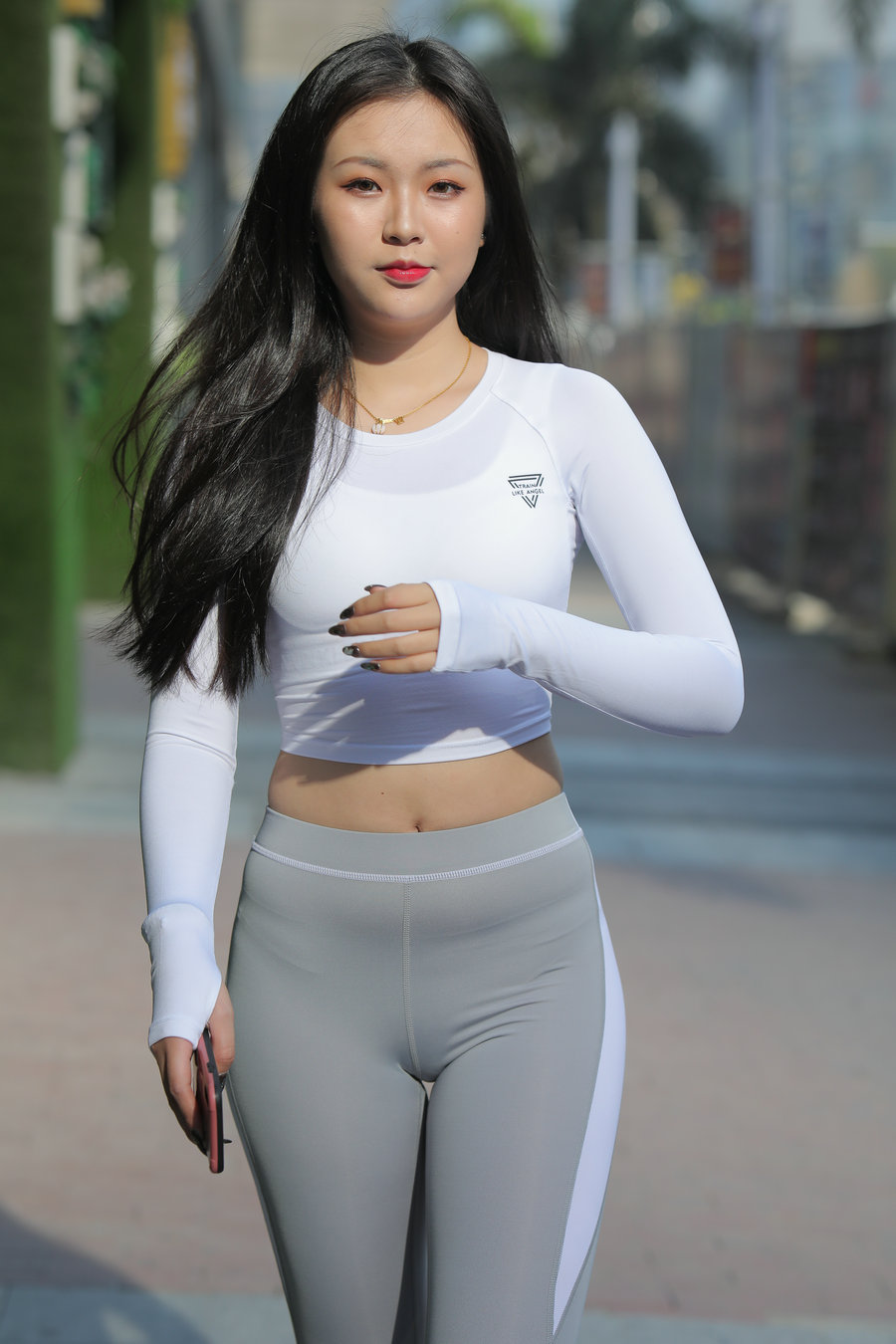 图片[1]-灰色瑜伽裤女孩 J0907 468P2V-6.31GB-西哈图库