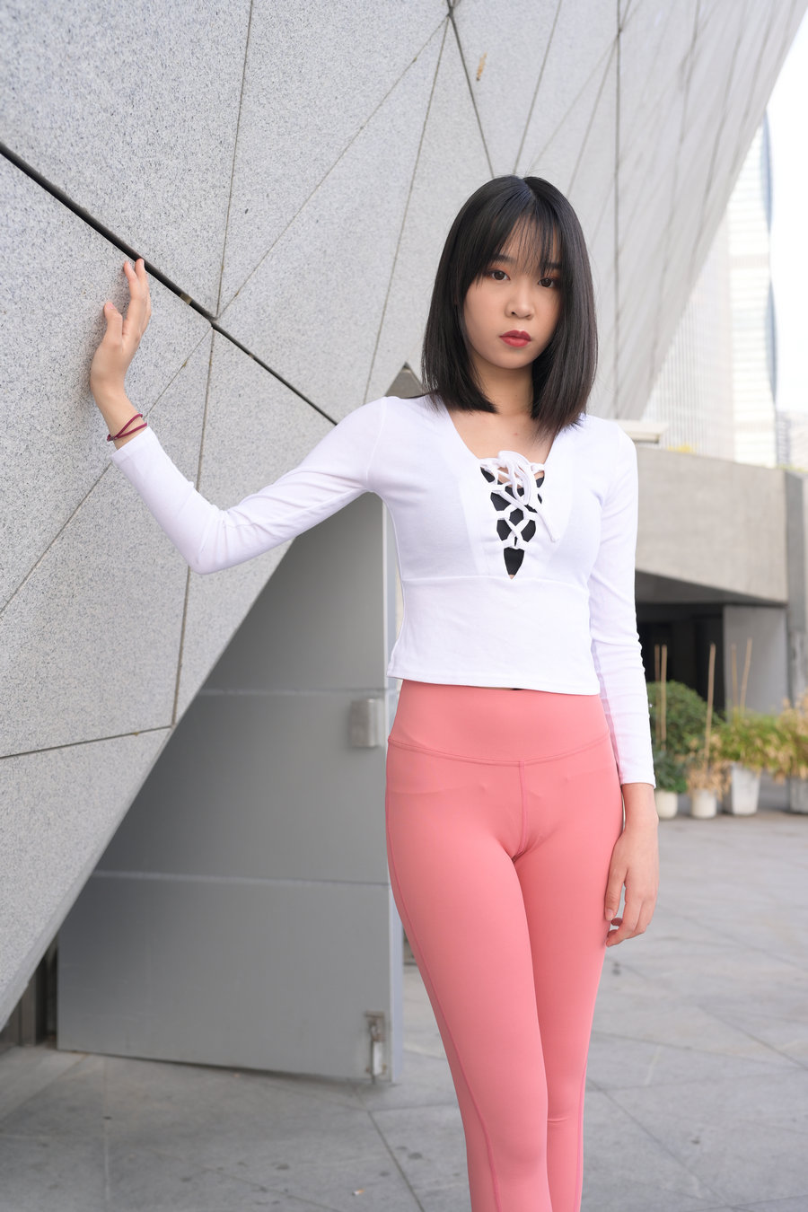 图片[3]-粉色瑜伽裤年轻女孩 J1311 417P17V-14.9GB-西哈图库