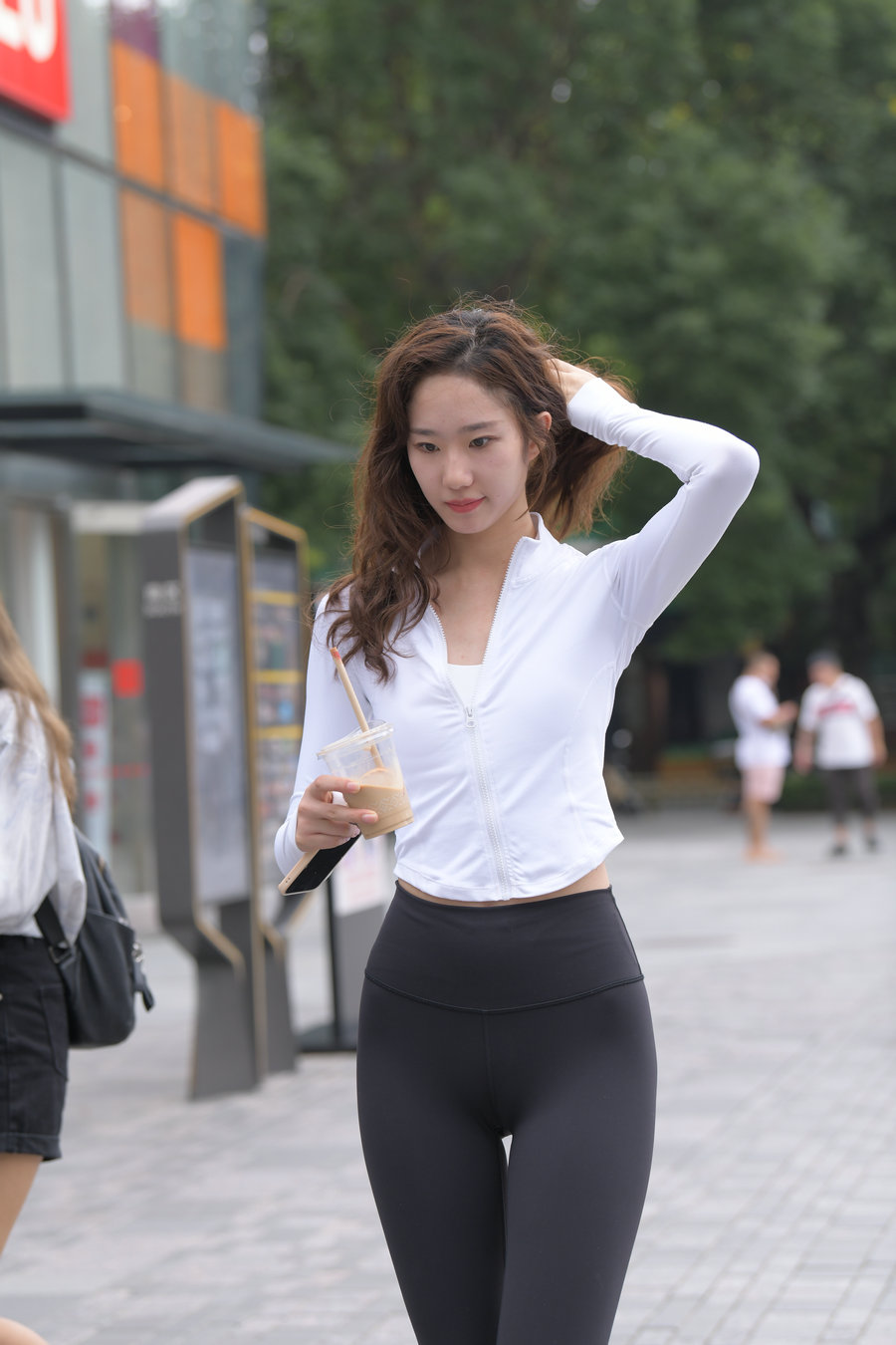 图片[3]-像刘亦菲的黑色瑜伽裤女孩J2237 340P1V-14.8GB-西哈图库