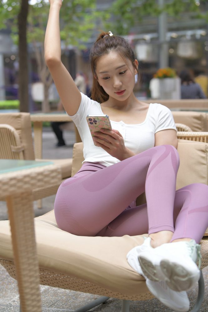 图片[6]-香芋色瑜伽裤高马尾漂亮女孩J2206 545P1V-19.1GB-西哈图库