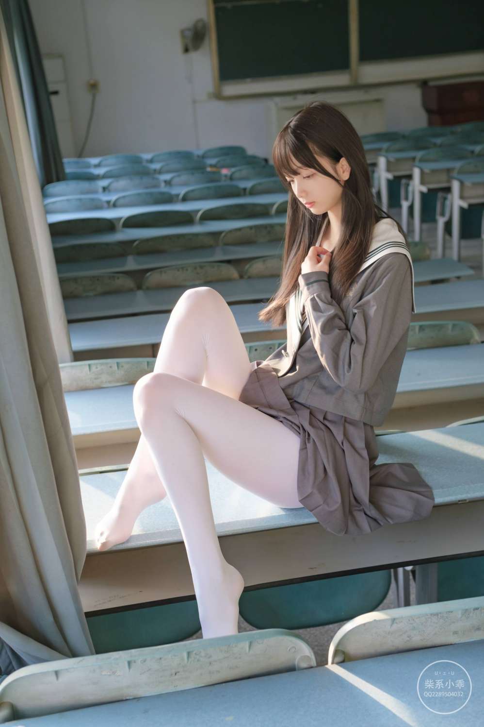 图片[5]-白丝清纯少女真的太可爱了【60P】20001-西哈图库