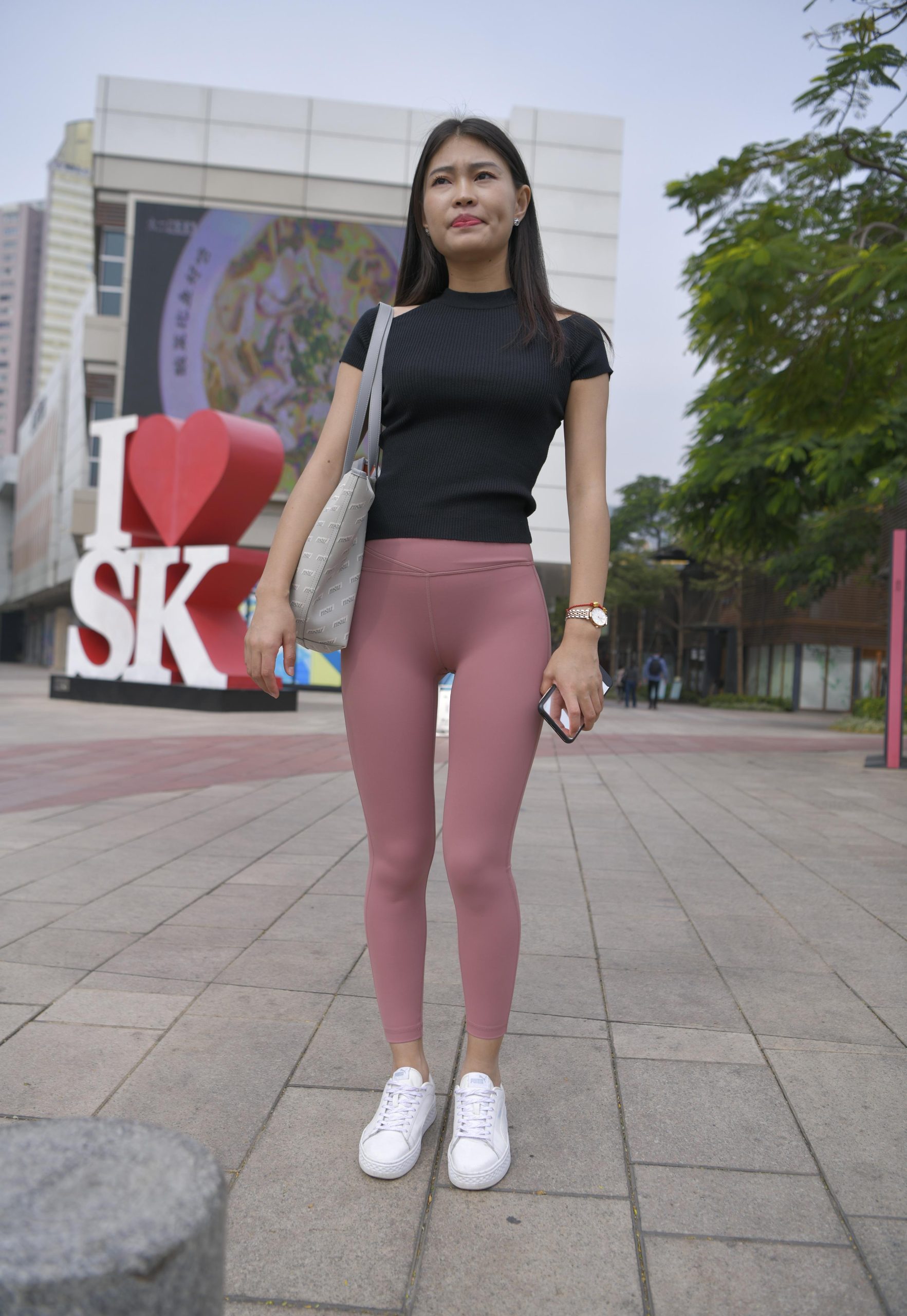 图片[3]-走在街头的瑜伽裤小女人 J1530 213P1V-9.18GB-西哈图库