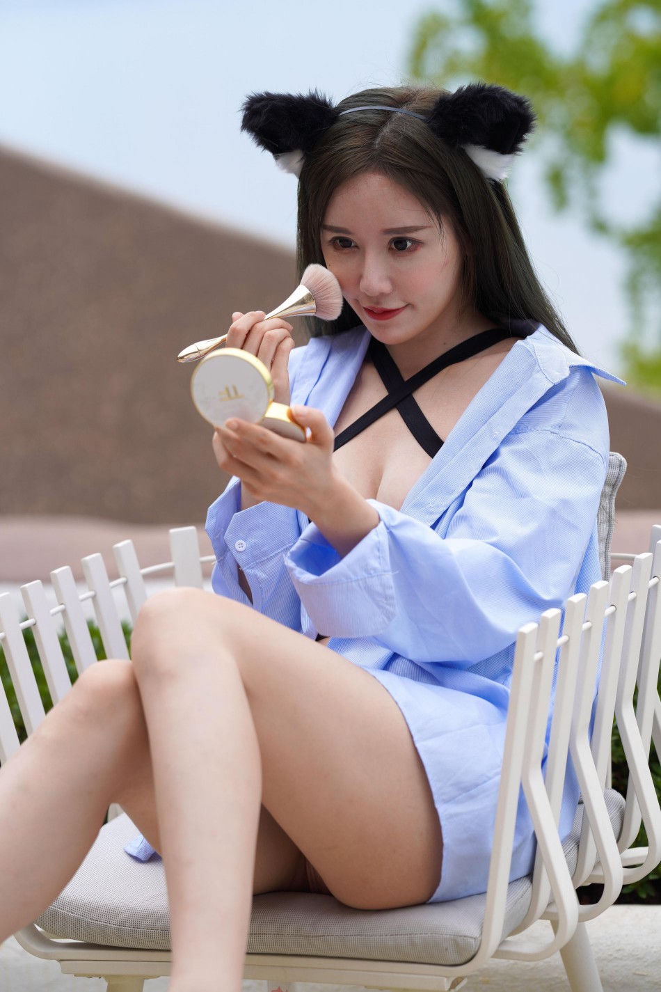 图片[5]-可爱的猫耳朵比基尼美少女【394P】00043-西哈图库