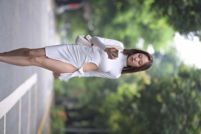 非常精致的侧边裙姑娘，忒好看了！【299P】00017-西哈图库