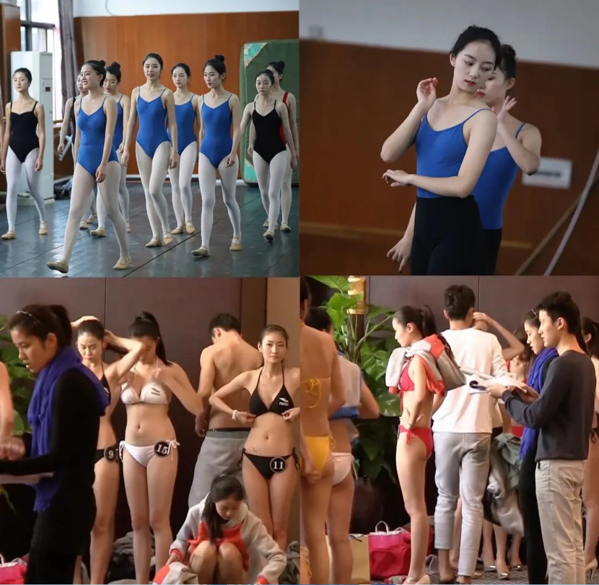 图片[3]-美少女舞蹈模特艺术生训练内部选拔照片视频素材合集-西哈图库